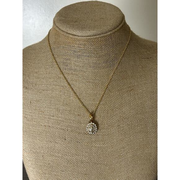 Lovely Gold Tone Rope Chain With Removable Pendant. Measures 18” - Picture 1 of 4